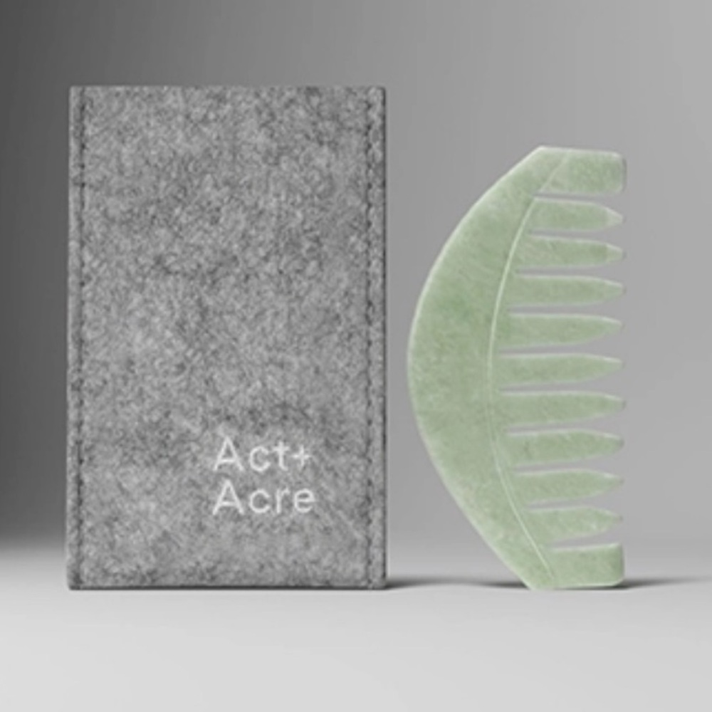 Act+Acre Scalp Gua Sha Tool for Thicker + Fuller Looking Hair NIB